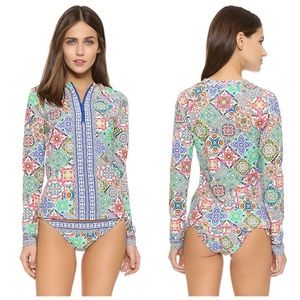 Nanette Lepore Greek Tiles Rashguard